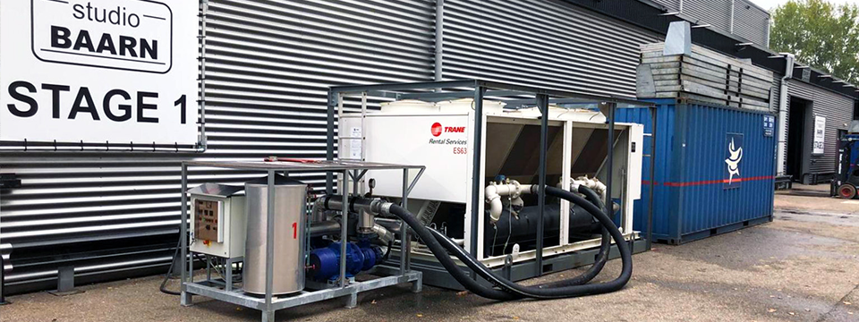 Industrial air cooled chiller